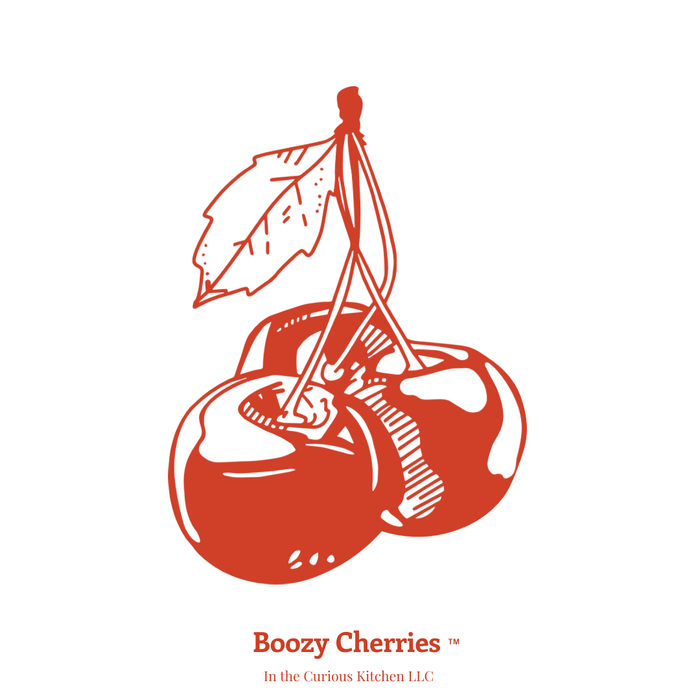 In the Curious Kitchen | Boozy "Bourbon Infused"  Cocktail Cherries.