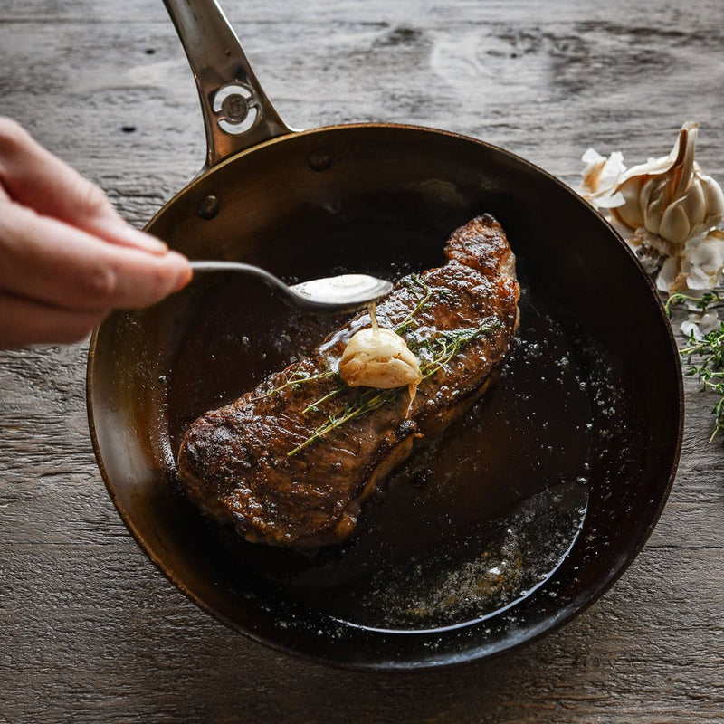 de Buyer | Mineral B PRO Carbon Steel Fry Pan, 12 inches