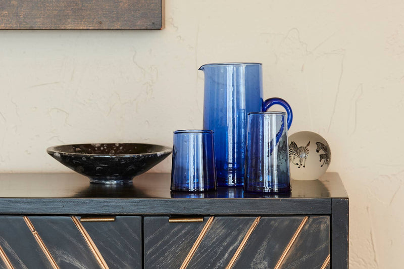 Moroccan Cone Jug, Blue