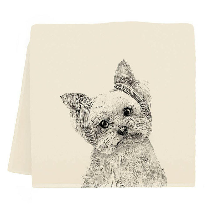 Eric and Christopher | Yorkie Tea Towel.