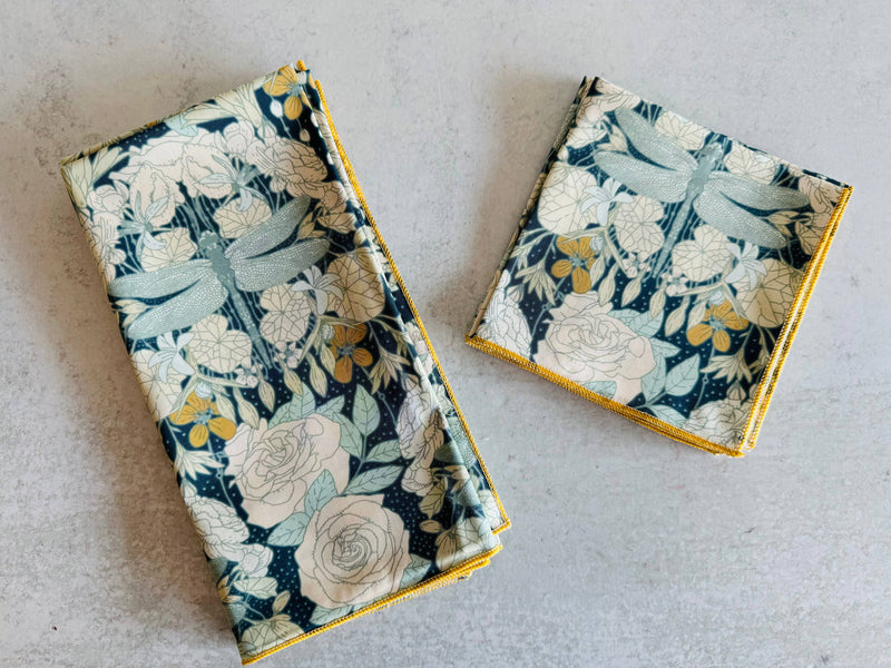 Dot and Army | Dragonflies at Twilight Cloth Napkins
