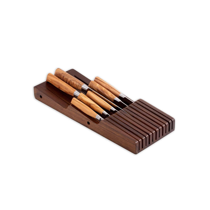 Messermeister | Acacia In-Drawer Knife Holder, 11 Slot
