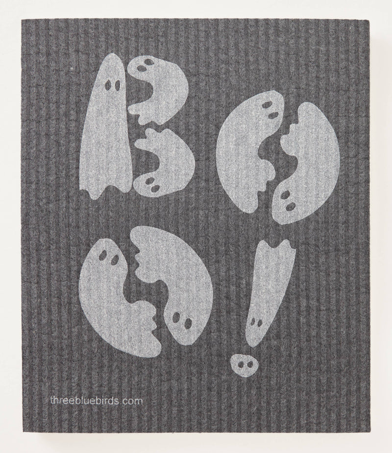 Three Bluebirds Swedish Dishcloths | BOO! on Graphite Swedish Dishcloth