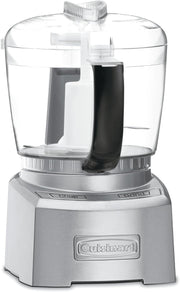 Cuisinart | Elite Collection 4 Cup Chopper Grinder with black handle, ideal for chopping and grinding, showcasing its compact design and innovative features for kitchen tasks.