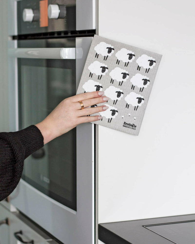 Ecologie | Counting Sheep Swedish Dishcloth.