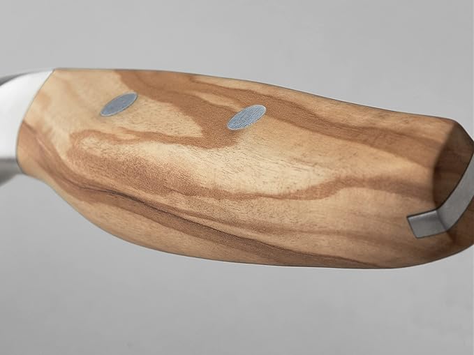 Wüsthof | Amici 6 Chef's Knife featuring a wooden handle with silver accents, ideal for precise slicing, reflecting Athens Cooks' commitment to quality kitchen tools.