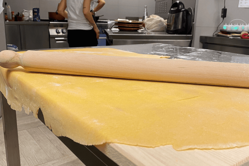 Alla Cucina  | Italian Beechwood Rolling Pin and Dough Scraper Set