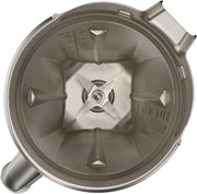 Vitamix | 48 oz Stainless Steel Container, showcasing its durable, non-reactive metal blade, compatible with full-size blenders for versatile, high-performance blending.