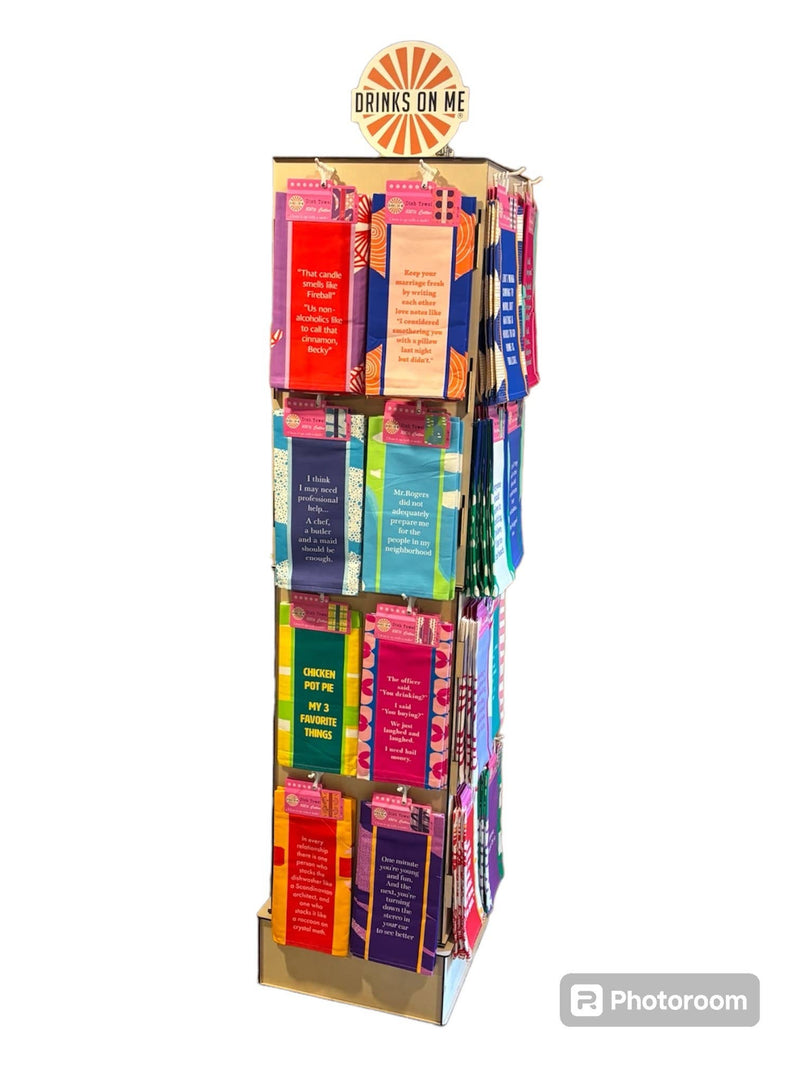 Drinks on Me - TOWEL Dishwasher | Funny Dish Towel Gift | Kitchen Decor