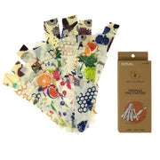 Bee's Wrap - ReKindle Fire Starters™ set with beeswax-coated strips and kraft-paper box, ideal for sustainable campfires, grills, and fireplaces.