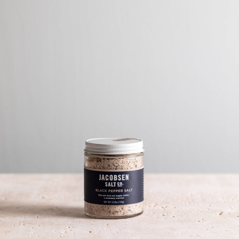 Jacobsen Salt Co. | Black Pepper Salt - Infused Sea Salt