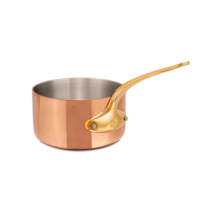Mauviel | M'200 B Copper Saucepans, 2.6 Qt
