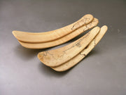 Peterman's Boards and Bowls | Spalted Maple Salad Tossers.