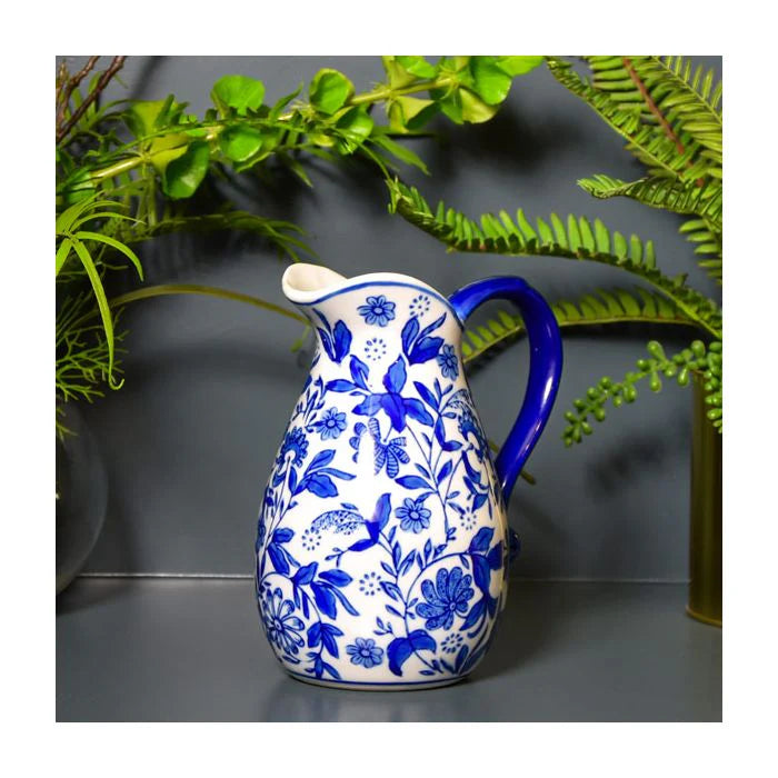 Blue and White Decor Jug