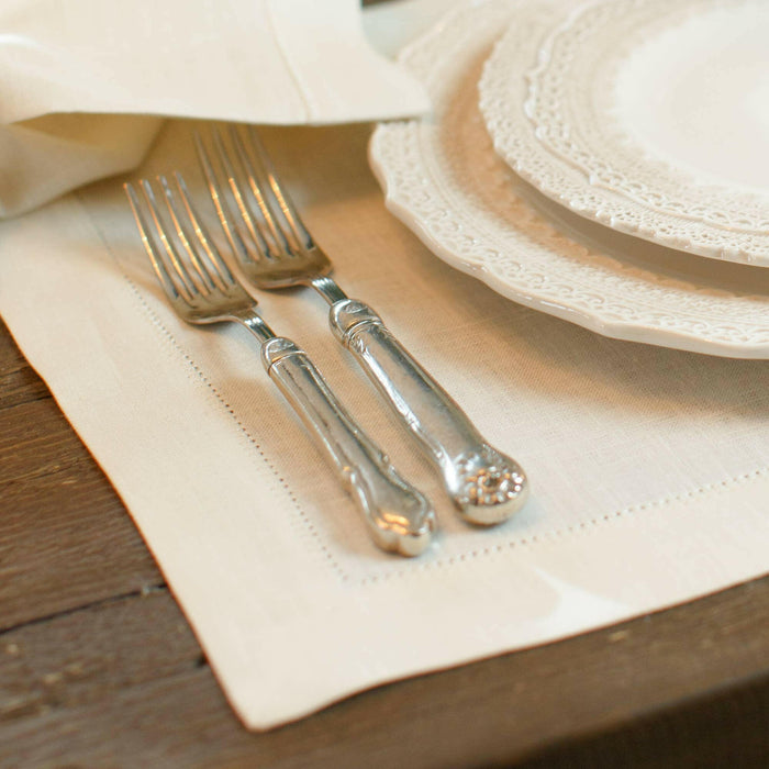 Crown Linen Designs | Hemstitch Placemat.