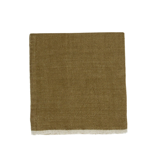 Caravan Home | Chunky Linen Forest Green Napkins.