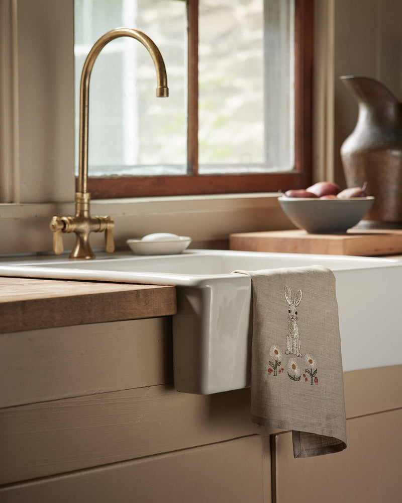 Coral & Tusk | Bunny and Daisies Tea Towel