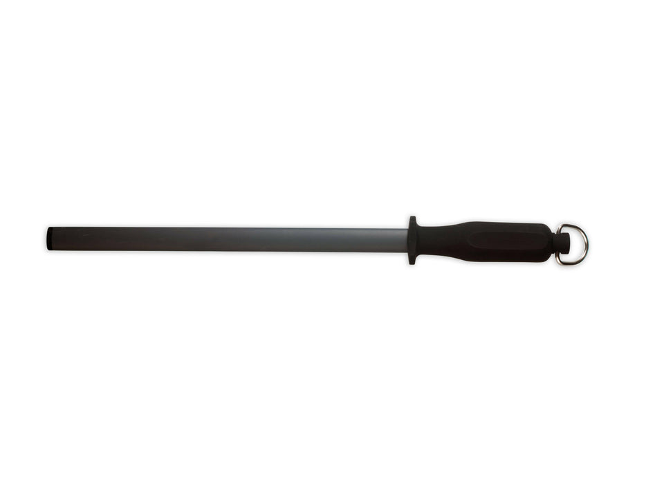 Messermeister | Black Ceramic Sharpening Rod.