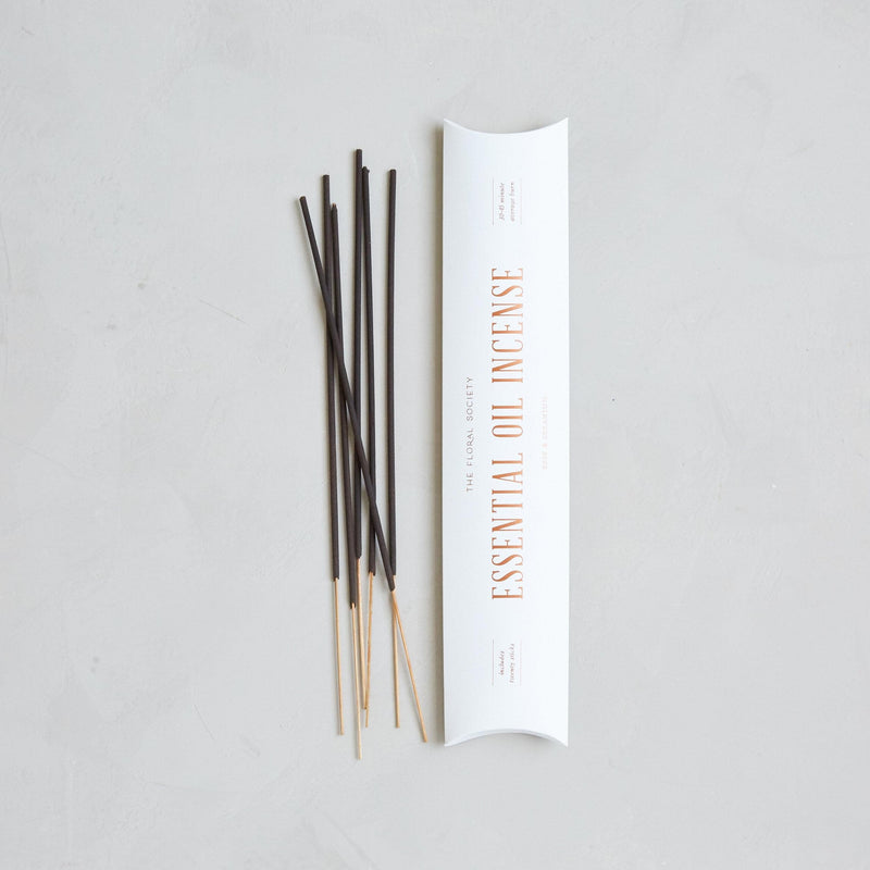 The Floral Society | Essential Oil Incense, Tuberose Lemongrass & Patchouli