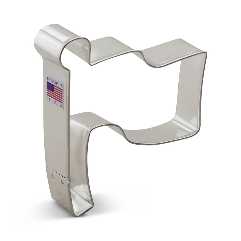 Ann Clark Flag cookie cutter, metal design, ideal for patriotic baking projects, made by America's leading manufacturer, sold at Athens Cooks, Athens, Georgia.