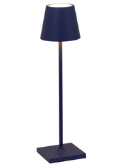 Zafferano America - Poldina Pro Micro Cordless Lamp: Sand, a sleek LED lamp with a touch dimming feature and induction charging base, suitable for versatile lighting needs.