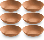 TarHong | Planta Matte Low Bowl - Terracotta, earthenware mixing bowl, 8 diameter, shatterproof and sustainable, ideal for versatile entertaining, complements Athens Cooks' curated kitchen collection.
