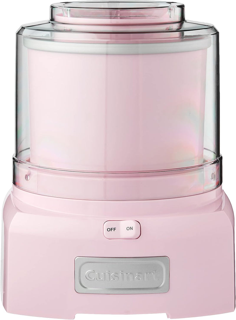 Cuisinart Frozen Yogurt – Ice Cream & Sorbet Maker with plastic lid, ideal for quick homemade frozen treats, featured at Athens Cooks kitchen store.