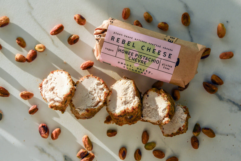 Rebel Cheese | Honee Pistachio Chèvre Plant Based
