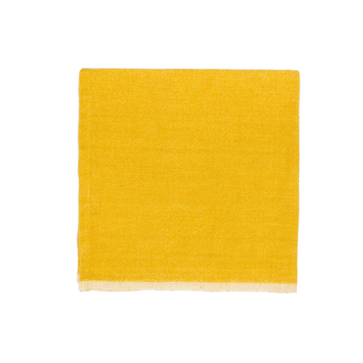 Caravan Home | Chunky Linen Mustard Napkins.