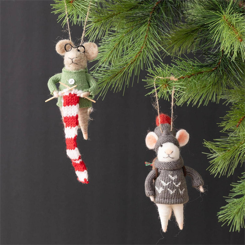 Farmhouse Pottery | Felted Breakfast Ornament, Pancake Stack