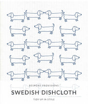 Bespoke Provisions - Dachshunds Swedish Dishcloth.