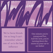 Drinks on Me - Napkin: Young and Fun; double-sided 5x5 cocktail napkins, 20 per pack, designed to add humor to gatherings.