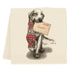 Eric & Christopher - Letter to Santa Golden Retriever Tea Towel.