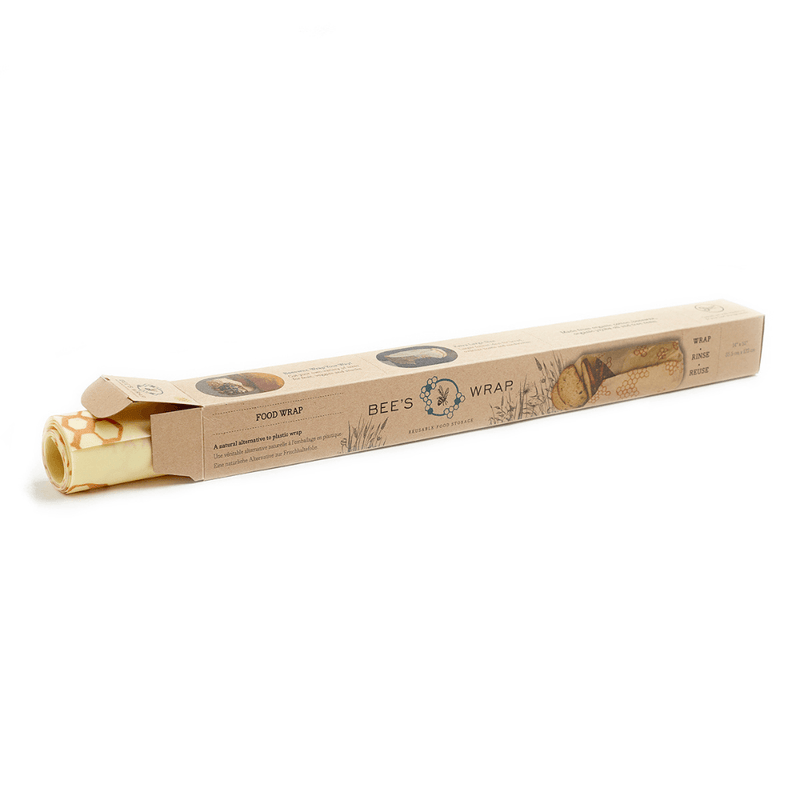 Bee's Wrap - Cut-to-Size Roll - Honeycomb in a box with bee graphic, ideal for customizing wrap sizes, sustainable and reusable for kitchen use.