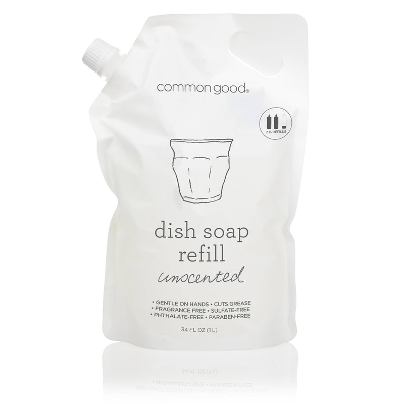 Common Good - Dish Soap Refill Pouch, 34 Fl Oz.