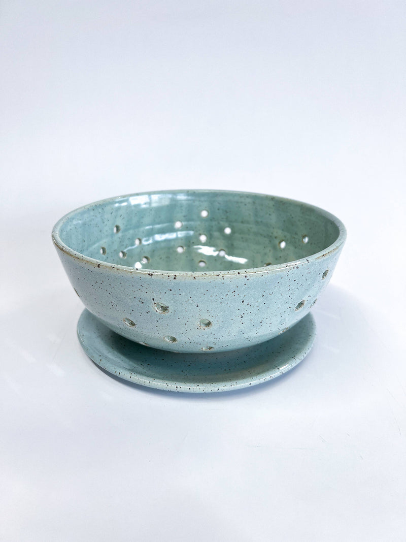 RachaelPots - Large Berry Bowl With Dish: Dark Blue