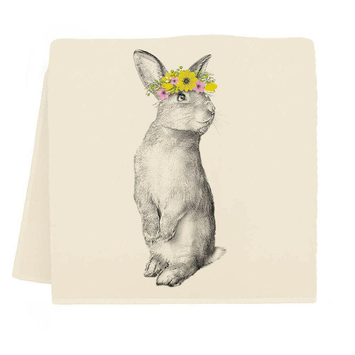 Eric and Christopher | "Peaches" the Bunny Tea Towel.