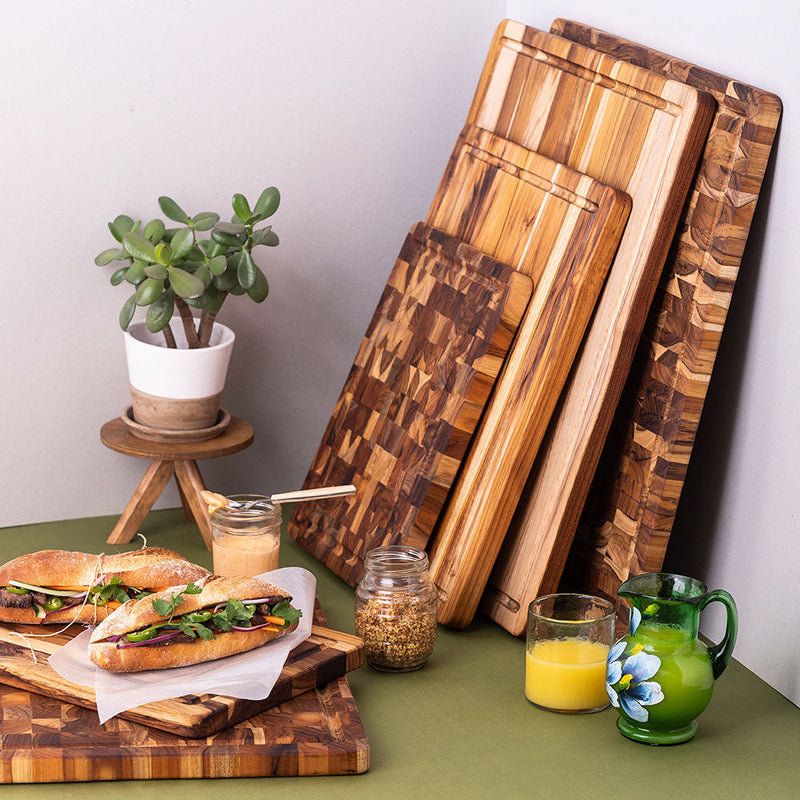 Teakhaus | End Grain Cutting Board, Small