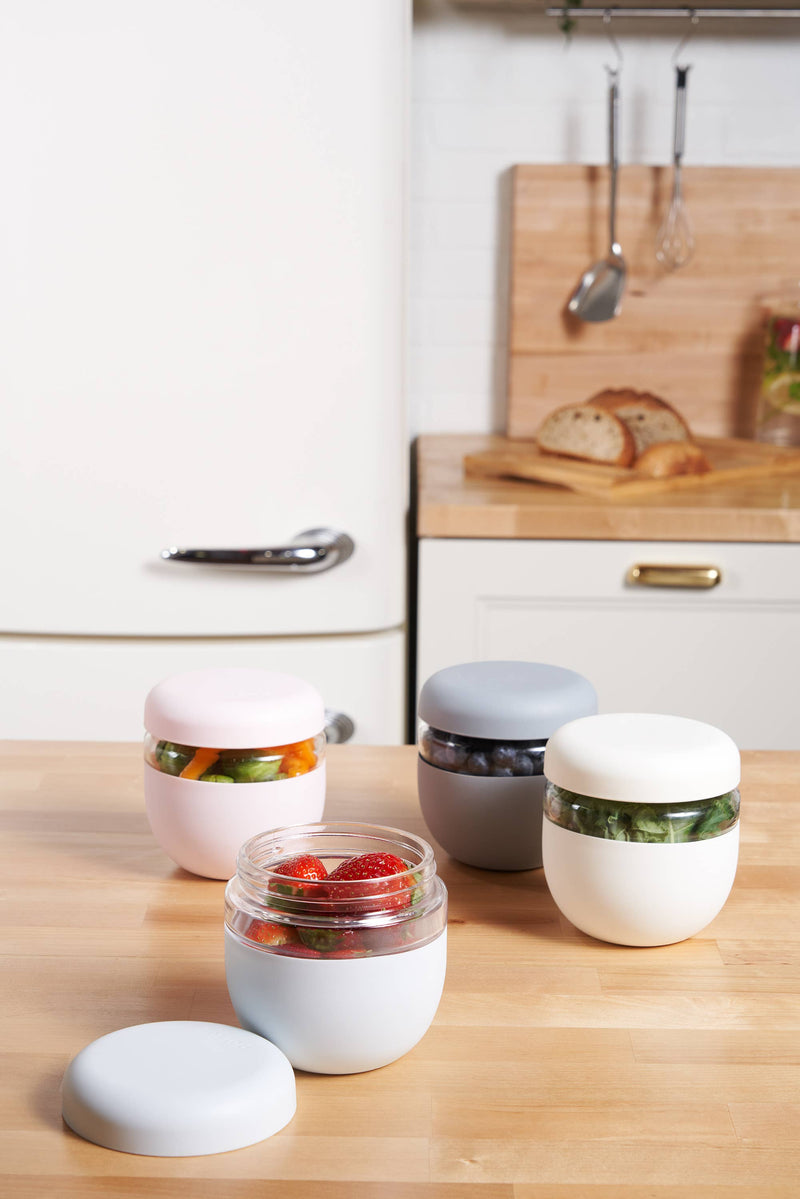 W&P | Glass Seal Tight To-Go & Storage Bowl: Cream - 16 oz