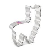 Ann Clark | Cookie Cutters - Llama: A silver llama-shaped cookie cutter, ideal for creating fun baking projects, from America's largest cookie cutter manufacturer.