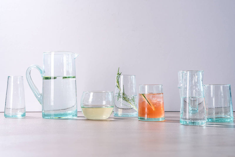Moroccan Cone Jug, Clear