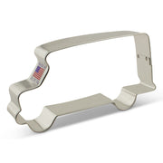 Ann Clark | Cookie Cutters - School Bus: A car-shaped cookie cutter, ideal for enhancing baking creativity, proudly made in Vermont, available at Athens Cooks kitchen store.