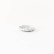 Sarah Kersten - Olive Dish: Basin Collection: Classic White, a small, elegant 6 dish perfect for appetizers, crafted in versatile studio glazes, ideal for kitchen enthusiasts.