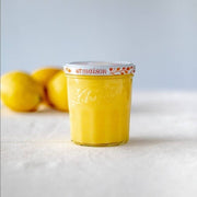 Le Parfait - 324ml French Jam Jar with faceted glass and metal twist lid, filled with homemade lemon curd, ideal for preserving and gifting.