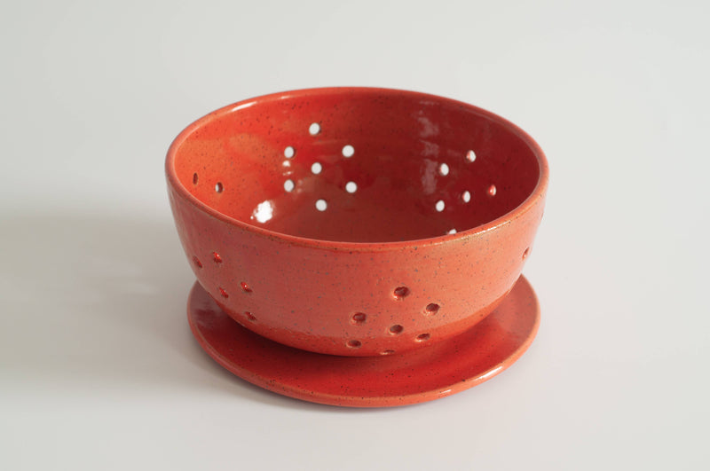 RachaelPots - Large Berry Bowl With Dish: Red