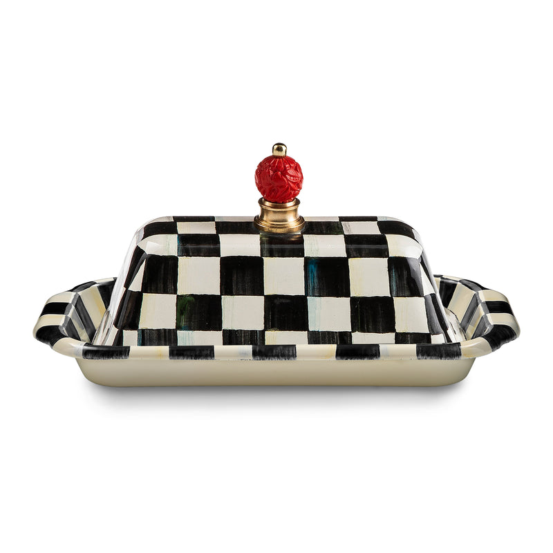 MacKenzie-Childs | Courtly Check Butter Box