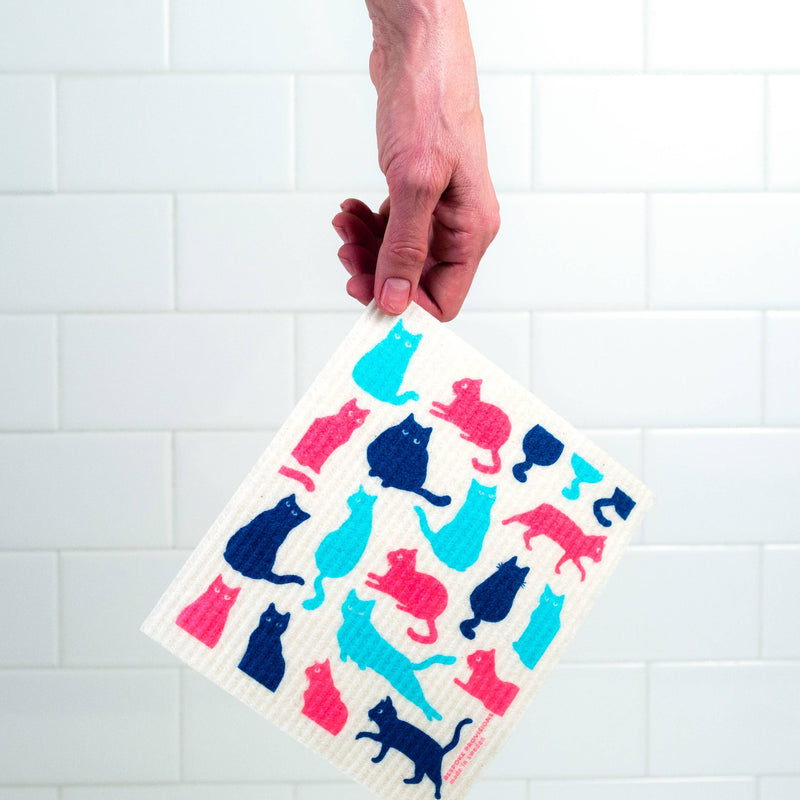 Bespoke Provisions | Cats Swedish Dishcloth