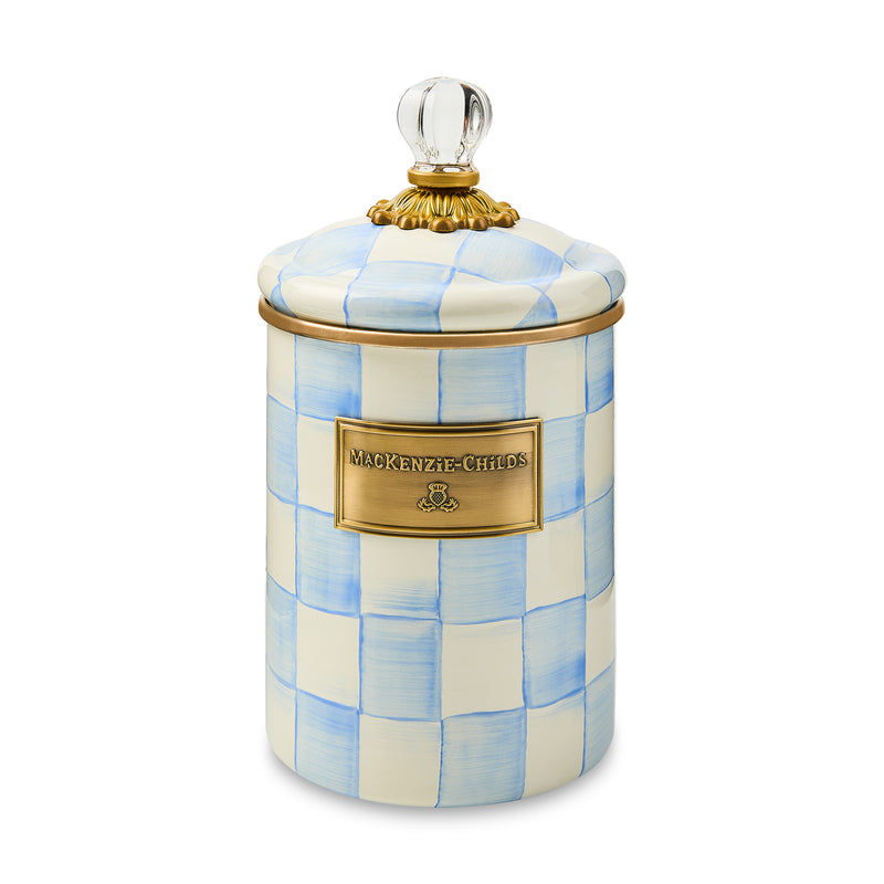 MacKenzie-Childs | Sky Check Medium Canister