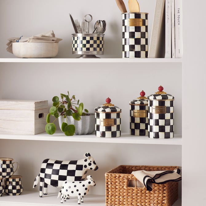MacKenzie-Childs | Courtly Check Medium Canister