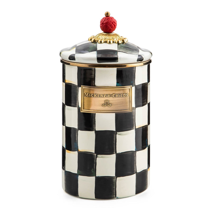 MacKenzie-Childs | Courtly Check Large Canister